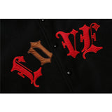 Letterman Jacket Outfit Senior Jackets Varsity Baseball Coat Men's Baseball Uniform