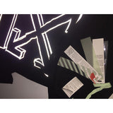 Off White T Shirt Reflective 3D Printed Arrow Tshirt Owt Male  Female Large Size Short Sleeve