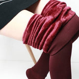 Women Legging Warm-Keeping Pants Outer Wear One-Piece Trousers Women