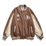 Letterman Jacket Outfit Senior Jackets Varsity Baseball Coat Autumn Street Casual Top