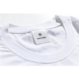 Men T Shirt Summer Casual Tops Letter Print Short-Sleeve T-shirt Men's round Neck Half Sleeve Street Fashion Loose Pullover