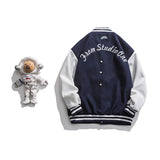 Letterman Jacket Outfit Senior Jackets Varsity Baseball Coat Men's Autumn Loose Casual Jacket Top