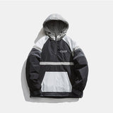 Man Fall Winter Outfis Winter Pullover Hooded Cotton-Padded Coat for Boys Padded Top