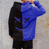 Smiley Face Hoodie Fashion Hip Hop Sweater Men's Smiling Face Loose