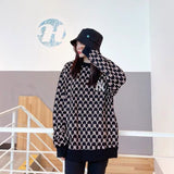 Yankees Autumn and Winter Couple's NY Letters Full Printed Casual round Neck Long Sleeve Sweater