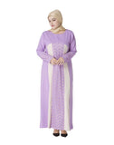 Muslim Women Stylish Kashibo Abaya Muslim Ladies Long Gown Islamic Clothing Jilbab Jalabiya Fashion Lace Stitching Long Sleeve Dress
