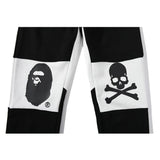 Shark Print Pant Summer Menswear Trend Multicolor Printing Casual Sports Trousers