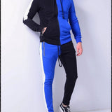 Men Tracksuit Set Jogging Suits Mens Men's Trendy Muscle Workout Training Casual Sports Running Exercise Breathable Quick-Drying