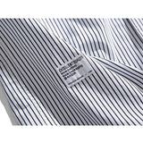 Men T Shirt Summer Casual Tops Men's Clothes Summer Wear Retro Men's Lapel Shirt Casual Loose Striped Color Matching Shirt Fashion
