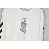 Off White Sweatshirts Round Neck Sweater Back Arrow Unisex Off White Sweatshirts Tshirt For Men