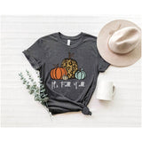 Halloween Costumes Fall Yall Pumpkin Pumpkin L Printed round Neck T-shirt for Women