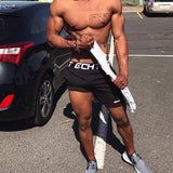 jogging shorts for men Slim Fit Muscle Gym Men Shorts Summer Workout Feature Fitness Training Running Sports