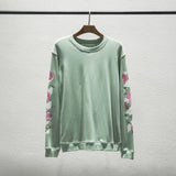 Off White Long Sleeve round Neck Sweater Printed Hoodie Ow Large Size Loose Men's and Women's Pullover Sweater