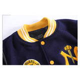 Yankees Letter Jacket Spring and Autumn Baseball Uniform Stitching Embroidery Flight Jacket Men and Women