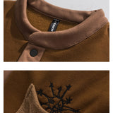 Man Fall Winter Outfis Winter Sweater Men's Casual Fleece Padded Coat