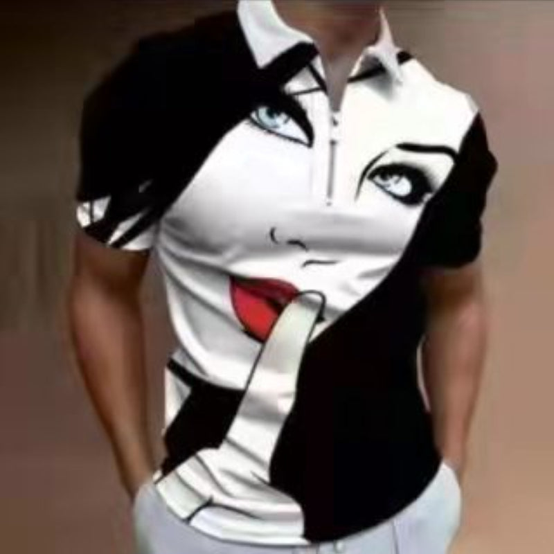 Polo Shirts Men's Polo Shirt Short-Sleeved T-shirt