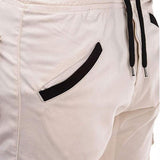 Stacking Jeans Slim Trouser Skinny Jean Men's Woven Fabric Casual Pants Ankle Banded Pants