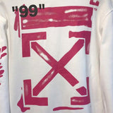 off white Sweatshirt Crew Neck Pullover Sweatshirt plus Size Retro Sweatshirts Owt Sports