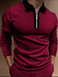 Polo Shirts 2 Autumn Men's T-shirt Long Sleeve Polo Shirt