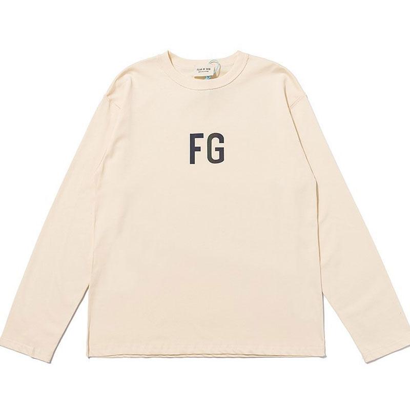 Fog Sweatshirt Spring and Autumn Men's LongSleeved Tshirt plus Size Retro Sports Fear Of God