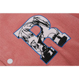 Letterman Jacket Outfit Senior Jackets Varsity Baseball Coat Men's Loose Lapel Jacket