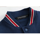Letterman Jacket Outfit Senior Jackets Varsity Baseball Coat Cartoon Bear Embroidery Baseball Uniform Men's Jacket