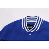 Letterman Jacket Outfit Senior Jackets Varsity Baseball Coat Men's Loose Lapel Jacket Sports Coat