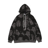 Man Fall Winter Outfis Winter Hooded Sweater Fashion Brand Loose Thick Casual Pullover