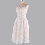 Women Lace Wedding Dress Summer Dress Sexy Tube Top Dress Short Dress