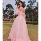 See through Wedding Dress Long Sleeve Wedding Dress Large Swing Dress Internet Celebrity Wedding Dress