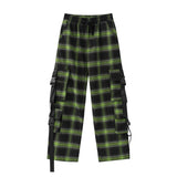 Men Cargo Pants Couple Wide-Leg Overalls