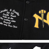 Yankee Letterman Jacket Outfit Senior Jackets Varsity Baseball College Coat Spring and Autumn Baseball Uniform Casual Jacket