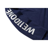 We11done Long Sleeve Shirt Printed All-Matching Men's and Women's round Neck Long Sleeve