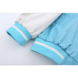 Letterman Jacket Outfit Senior Jackets Men's Loose Color Matching Coat