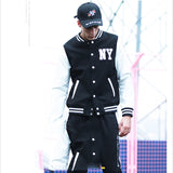 Yankees Letter Jacket Spring and Autumn Loose Men's and Women's Jacket Short Couple Wear