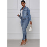 Women Denim Jacket Women Slim Short Jacket