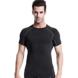 Moisture Wicking Shirts Men 'S Tight Pro Fitness Sports Running Training Wear Stretch Quick Drying Clothes Short-Sleeved Shirt