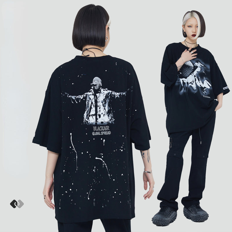 Blackair T Shirt Blackair Retro Black Short-Sleeved T-shirt