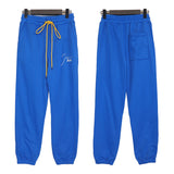 Rhude Pant Autumn Street Drawstring Letter Embroidered Casual Trousers