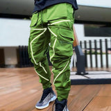 jogging shorts for men Slim Fit Muscle Gym Men Shorts Fall Casual Pants Men's Multi-Pocket Overalls Loose Straight Outdoor Running Trousers