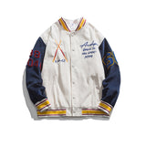 Letterman Jacket Outfit Senior Jackets Varsity Baseball Coat Men's Spring and Autumn Jacket
