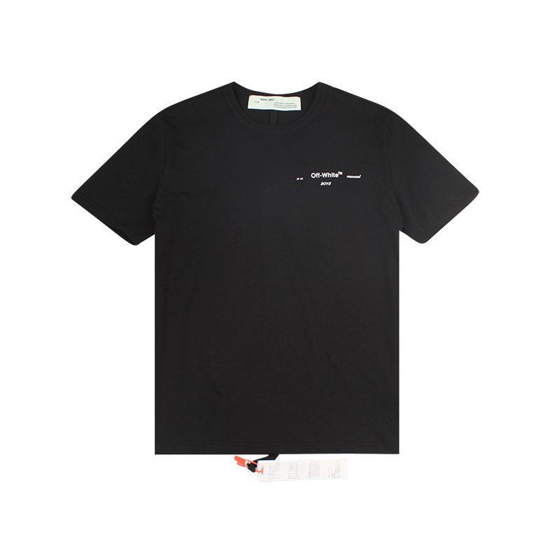 Off White T Shirt Pullover Summer Loose Men's Clothing Owt Short Sleeve Arrow Casual Short Sleeve