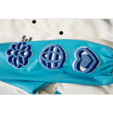 Letterman Jacket Outfit Senior Jackets Varsity Baseball Coat Stitching Letter Embroidered Baseball Uniform Coat