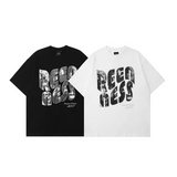 Blackair T Shirt Abstract Letter Short Sleeve T-shirt