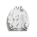 Letterman Jacket Outfit Senior Jackets Varsity Baseball Coat Autumn Loose Casual Jacket