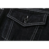 Off White Winter Coat Autumn and Winter Off Arrow Pattern Casual Denim Jacket