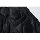 Off White Winter Coat Autumn and Winter 3D Embroidery Arrow Padded Cotton-Padded Jacket Outerwear
