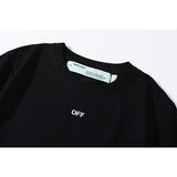 Off White T Shirt Summer Menswear Arrow Print Short Sleeve Tshirt Owt