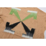 Off White Sweater Large Men Size Casual LongSleeved Warm Sweater for Women Owt