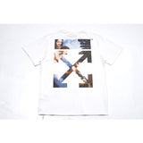 Off White T Shirt  Arrow Men's ShortSleeved Tshirt Large Size Casual Fashion Men's Clothing Owt